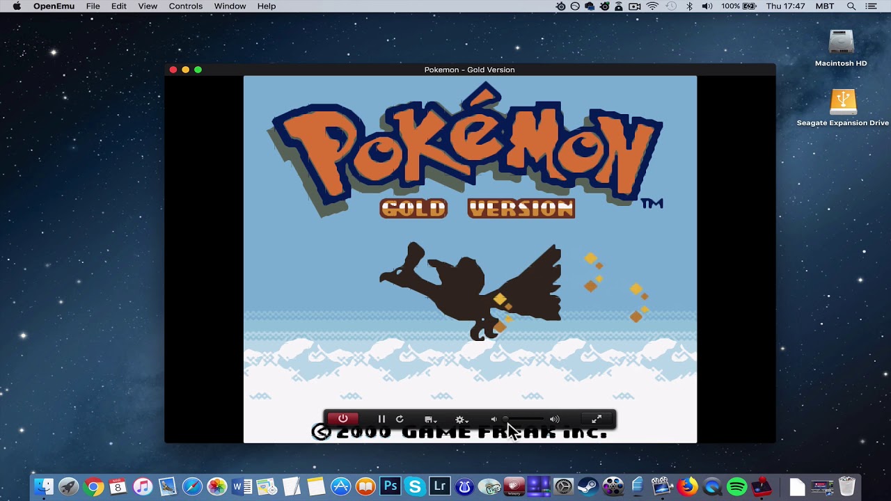 pokemon gameboy emulator mac